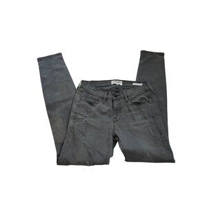 Frame Le Skinny De Jeanne Distressed Gray Skinny Jeans Womens Denim Size 27